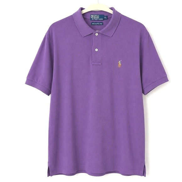 Polo Ralph Lauren Other - Polo Ralph Lauren Mens XL Purple Mercerized Pima Mesh Short Sleeve Polo Shirt